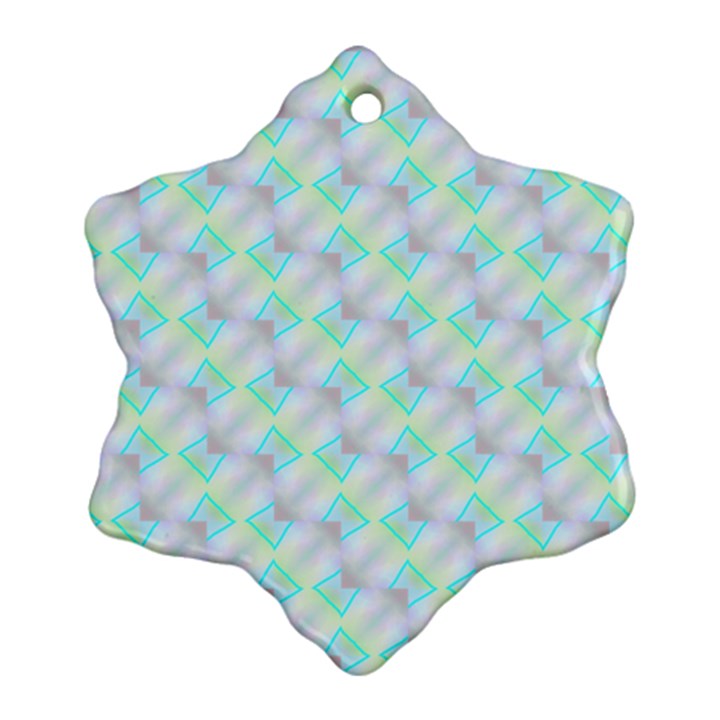 Pattern Snowflake Ornament (Two Sides)