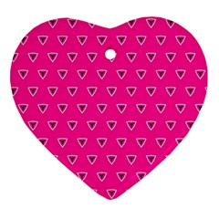 Pattern Heart Ornament (two Sides) by gasi