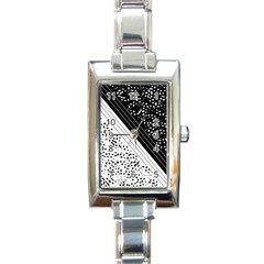 Pattern Rectangle Italian Charm Watch by gasi