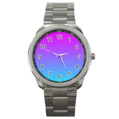 Pattern Sport Metal Watch