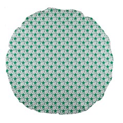 Pattern Large 18  Premium Flano Round Cushions by gasi