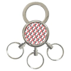 Pattern 3-ring Key Chains by gasi