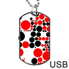 Pattern Dog Tag Usb Flash (two Sides) by gasi