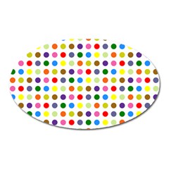 Pattern Oval Magnet by gasi