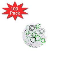 Pattern 1  Mini Magnets (100 Pack)  by gasi