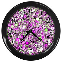 Pattern Wall Clocks (Black)