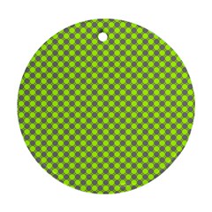 Pattern Round Ornament (two Sides)