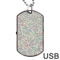 Pattern Dog Tag Usb Flash (two Sides) by gasi