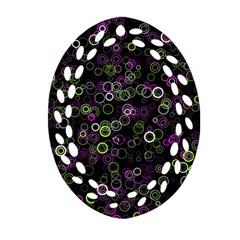 Pattern Oval Filigree Ornament (two Sides) by gasi