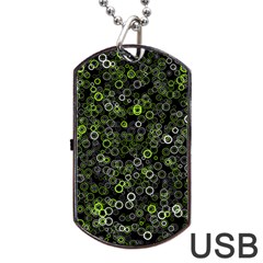 Pattern Dog Tag Usb Flash (one Side) by gasi