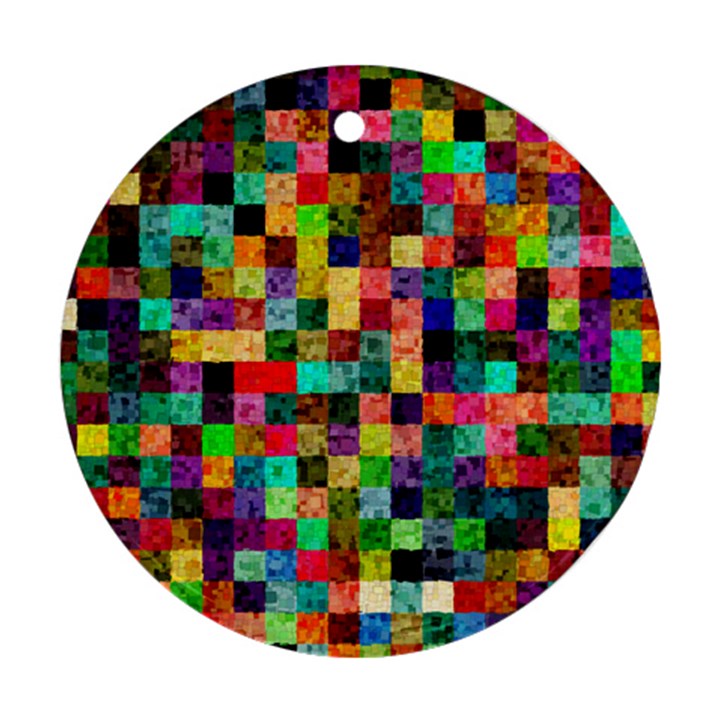 Pattern Round Ornament (Two Sides)