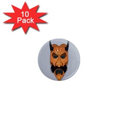 Mask India South Culture 1  Mini Magnet (10 Pack) 