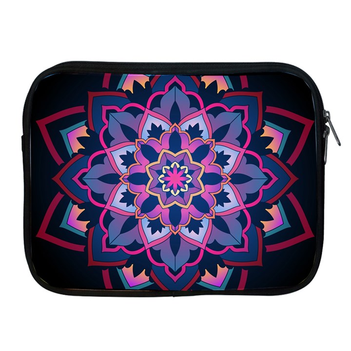 Mandala Circular Pattern Apple iPad 2/3/4 Zipper Cases