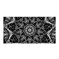 Mandala Psychedelic Neon Satin Wrap