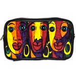 Ethnic Bold Bright Artistic Paper Toiletries Bags 2-Side Back