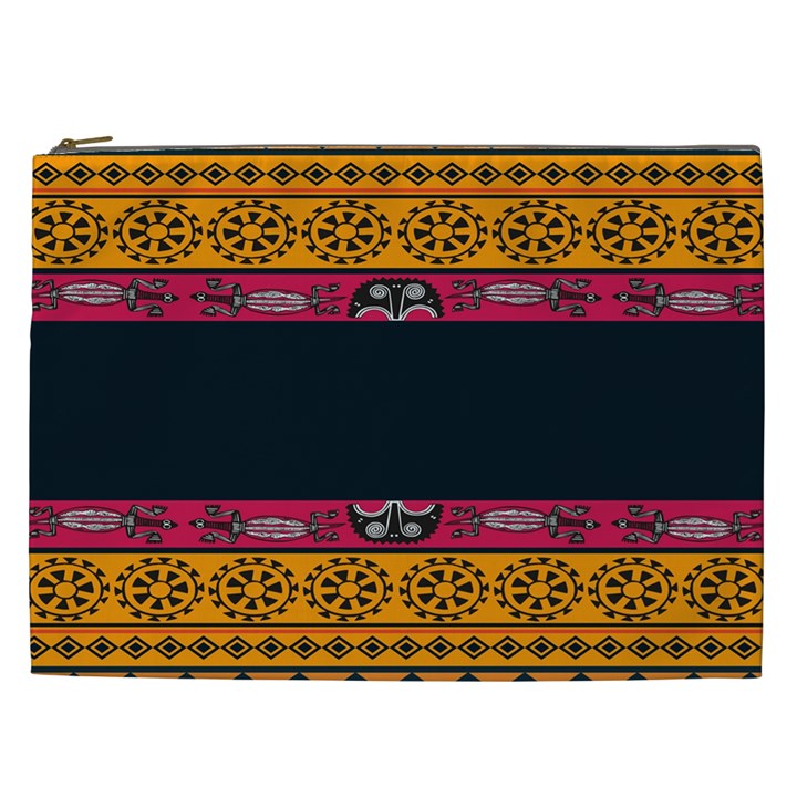 Pattern Ornaments Africa Safari Cosmetic Bag (XXL) 