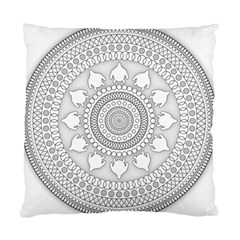 Mandala Ethnic Pattern Standard Cushion Case (one Side) by Celenk