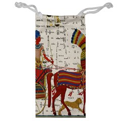 Egyptian Tutunkhamun Pharaoh Design Jewelry Bag by Celenk