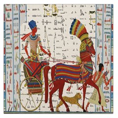 Egyptian Tutunkhamun Pharaoh Design Large Satin Scarf (square) by Celenk