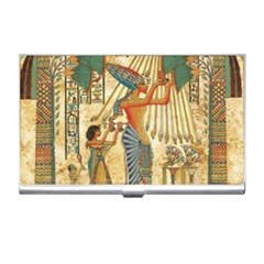 Egyptian Man Sun God Ra Amun Business Card Holders by Celenk