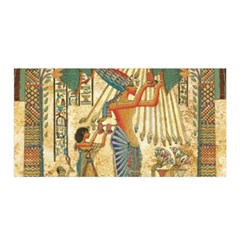 Egyptian Man Sun God Ra Amun Satin Wrap by Celenk