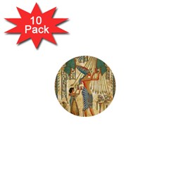 Egyptian Man Sun God Ra Amun 1  Mini Buttons (10 Pack) 