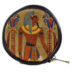 Egyptian Tutunkhamun Pharaoh Design Mini Makeup Bags by Celenk