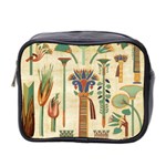 Egyptian Paper Papyrus Hieroglyphs Mini Toiletries Bag 2-Side Front