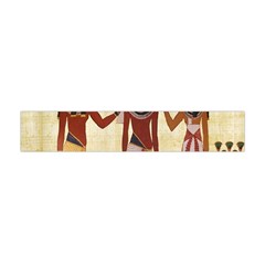 Egyptian Design Man Woman Priest Flano Scarf (mini) by Celenk