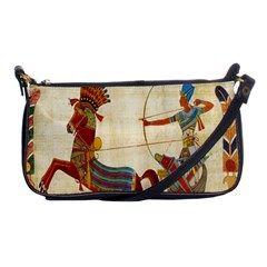 Egyptian Tutunkhamun Pharaoh Design Shoulder Clutch Bags by Celenk