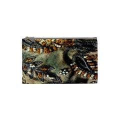 Texture Textile Beads Beading Cosmetic Bag (small)  by Celenk