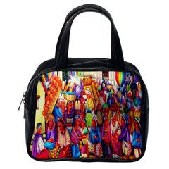 Guatemala Art Painting Naive Classic Handbags (one Side) by Celenk