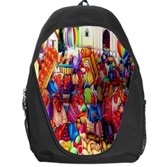 Guatemala Art Painting Naive Backpack Bag by Celenk