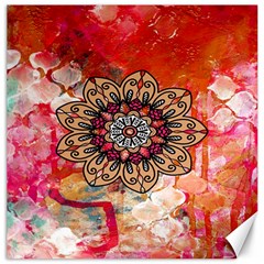 Mandala Art Design Pattern Ethnic Canvas 12  X 12   by Celenk