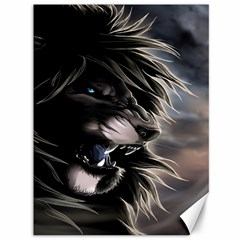 Angry Lion Digital Art Hd Canvas 36  X 48  