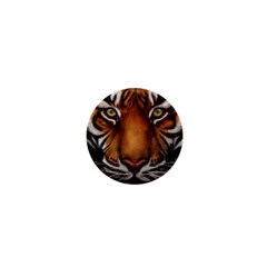 The Tiger Face 1  Mini Buttons
