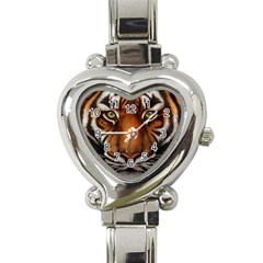 The Tiger Face Heart Italian Charm Watch