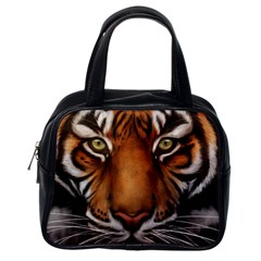 The Tiger Face Classic Handbags (One Side)