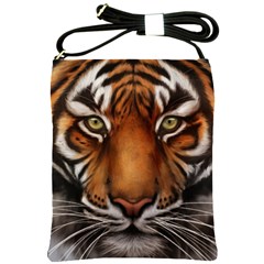 The Tiger Face Shoulder Sling Bags