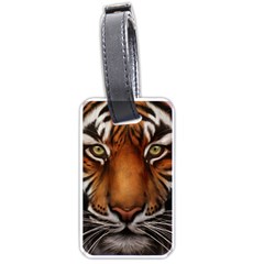 The Tiger Face Luggage Tags (One Side) 