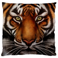 The Tiger Face Large Cushion Case (One Side)