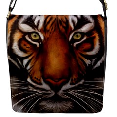 The Tiger Face Flap Messenger Bag (s)