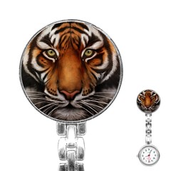 The Tiger Face Stainless Steel Nurses Watch