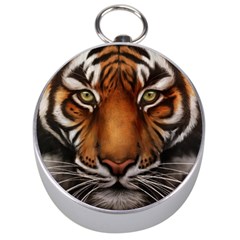 The Tiger Face Silver Compasses