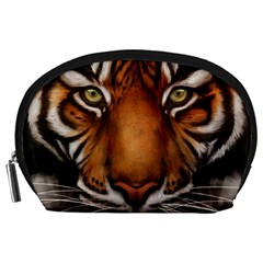 The Tiger Face Accessory Pouches (Large) 