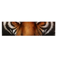 The Tiger Face Satin Scarf (Oblong)