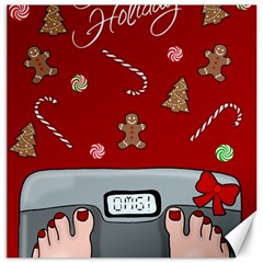 Hilarious Holidays  Canvas 16  X 16   by Valentinaart