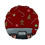 Hilarious holidays  Standard 15  Premium Round Cushions Back