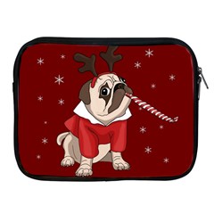 Pug Xmas Apple Ipad 2/3/4 Zipper Cases by Valentinaart