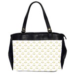 Gold Scales Of Justice on White Repeat Pattern All Over Print Office Handbags (2 Sides)  Front